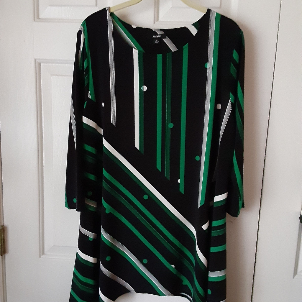 Alfani Hankerchief Hem Blouse